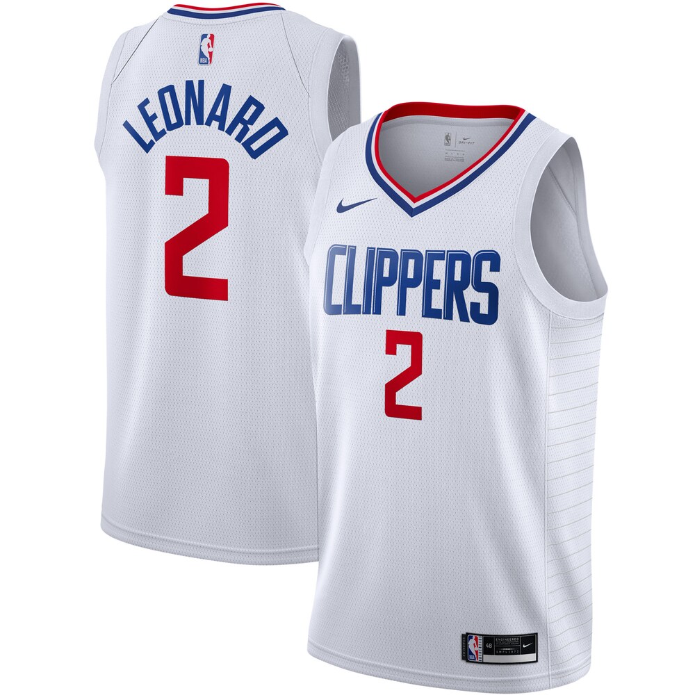 Kawhi Leonard La Clippers 2020/21 Swingman Jersey - White - Association Edition