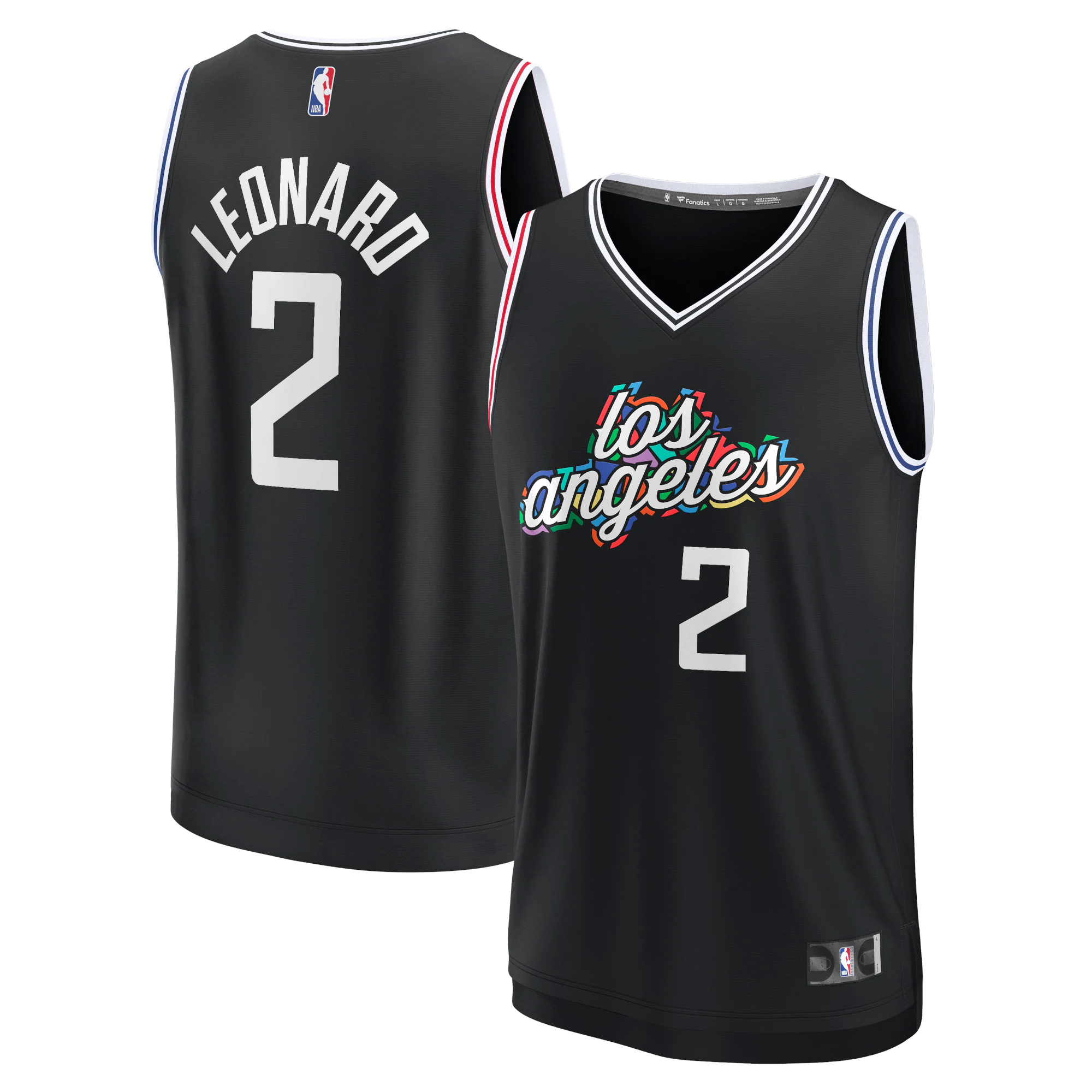 Kawhi Leonard La Clippers Fanatics Branded Youth 2022/23 Fastbreak Jersey - City Edition - Black