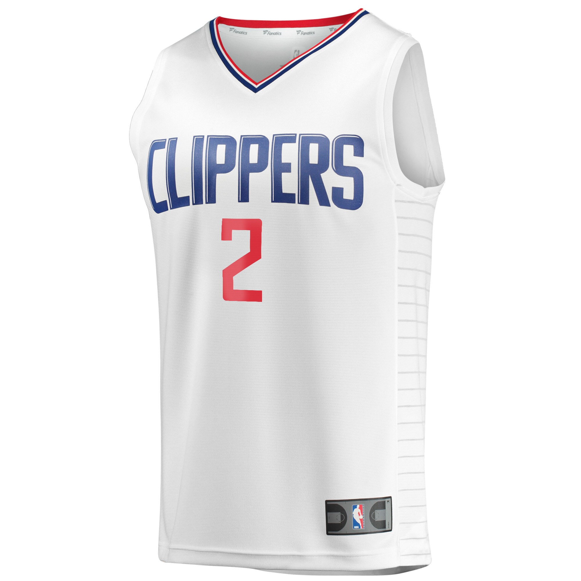 Alternative view of Kawhi Leonard La Clippers Fanatics Fast Break Player Jersey - Association Edition - White