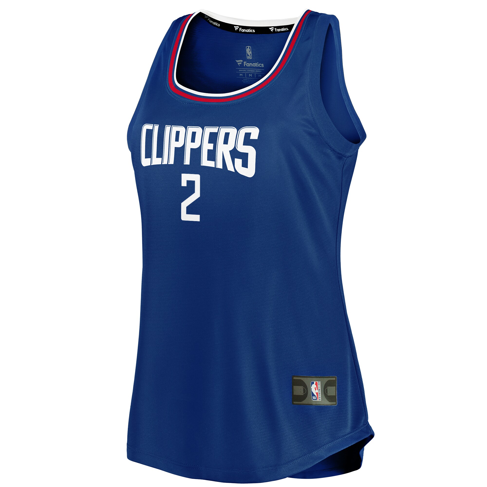 Alternative view of Kawhi Leonard La Clippers Fanatics Women's Fast Break Player Movement Jersey Tank Top - Royal