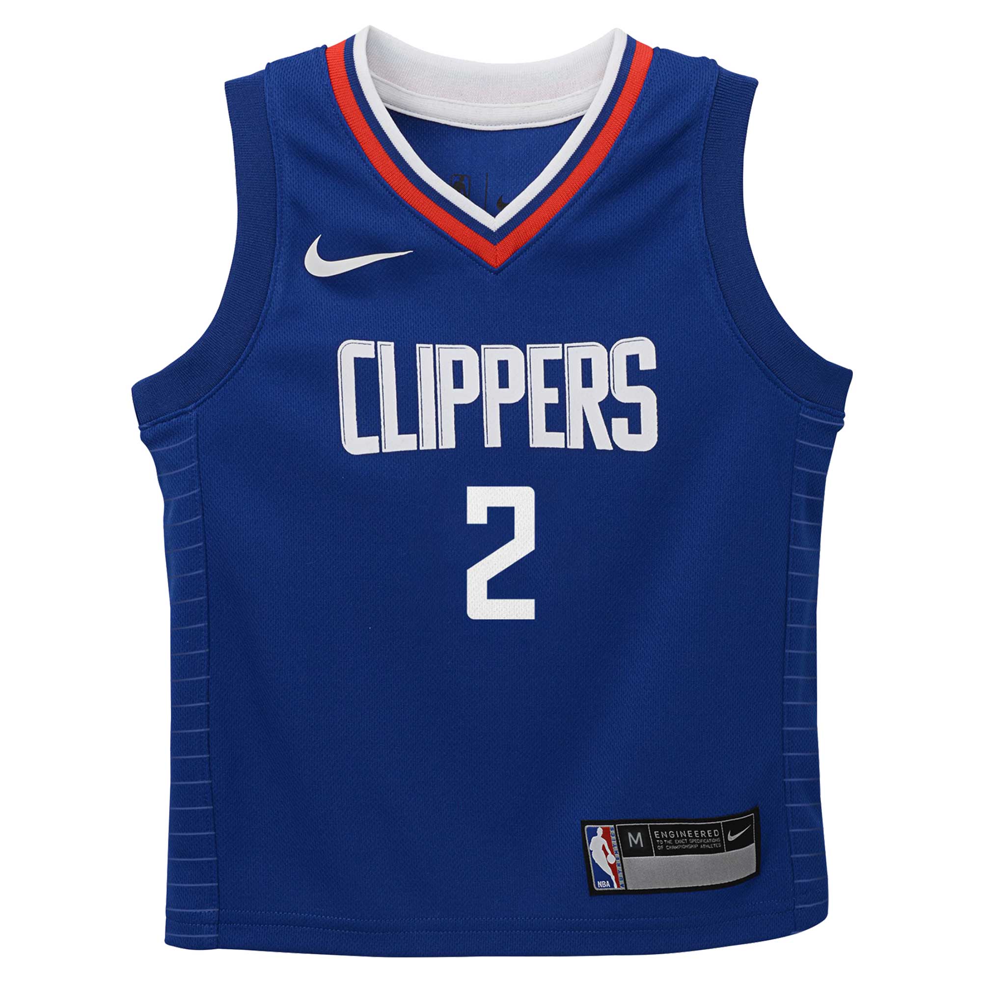 Alternative view of Kawhi Leonard La Clippers Preschool Dri-fit Swingman Player Jersey - Icon Edition - Royal