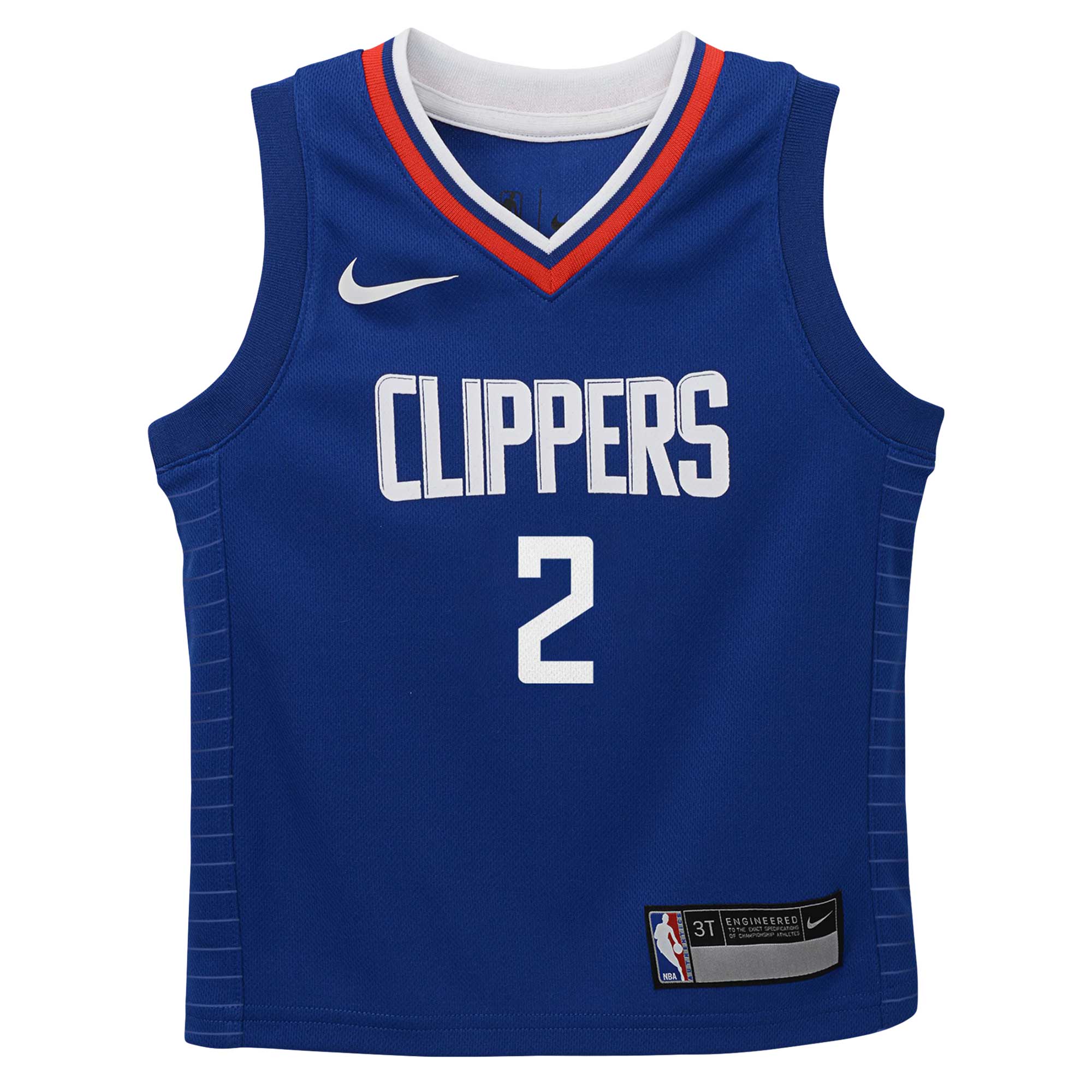 Alternative view of Kawhi Leonard La Clippers Toddler Swingman Player Jersey - Icon Edition - Blue