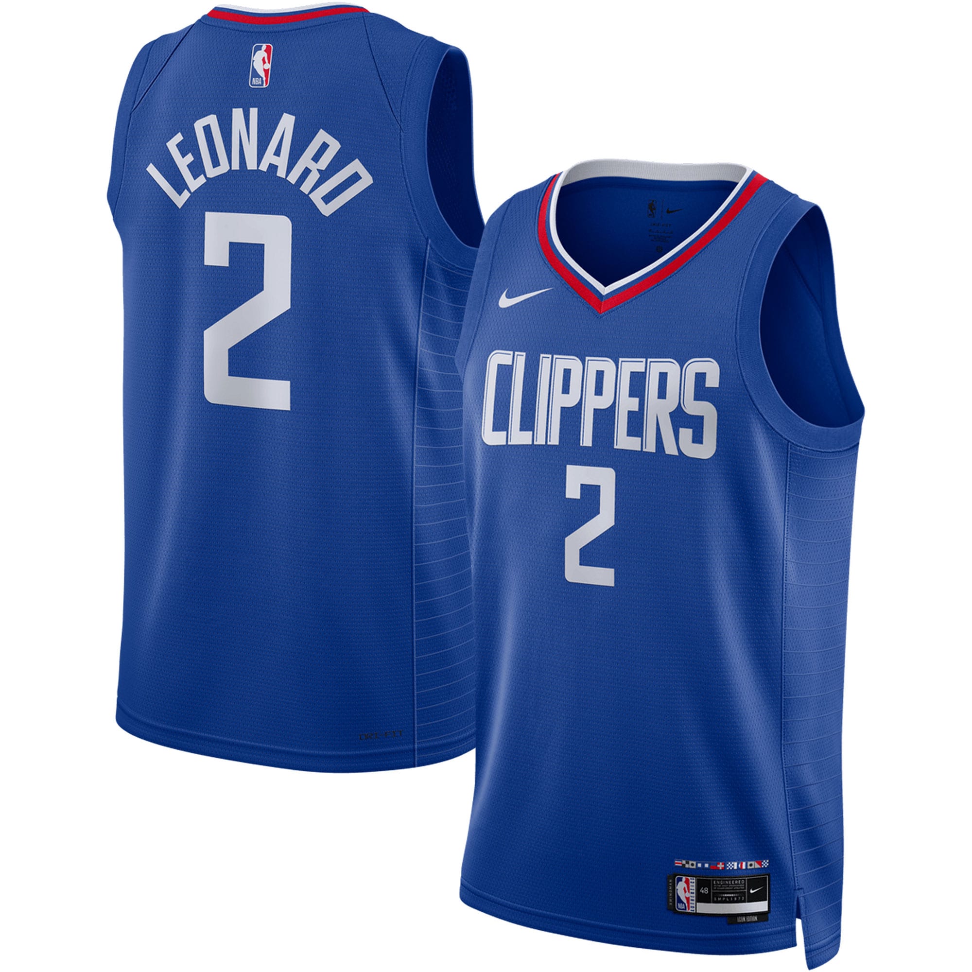 Kawhi Leonard La Clippers Unisex Swingman Jersey – Icon Edition – Royal