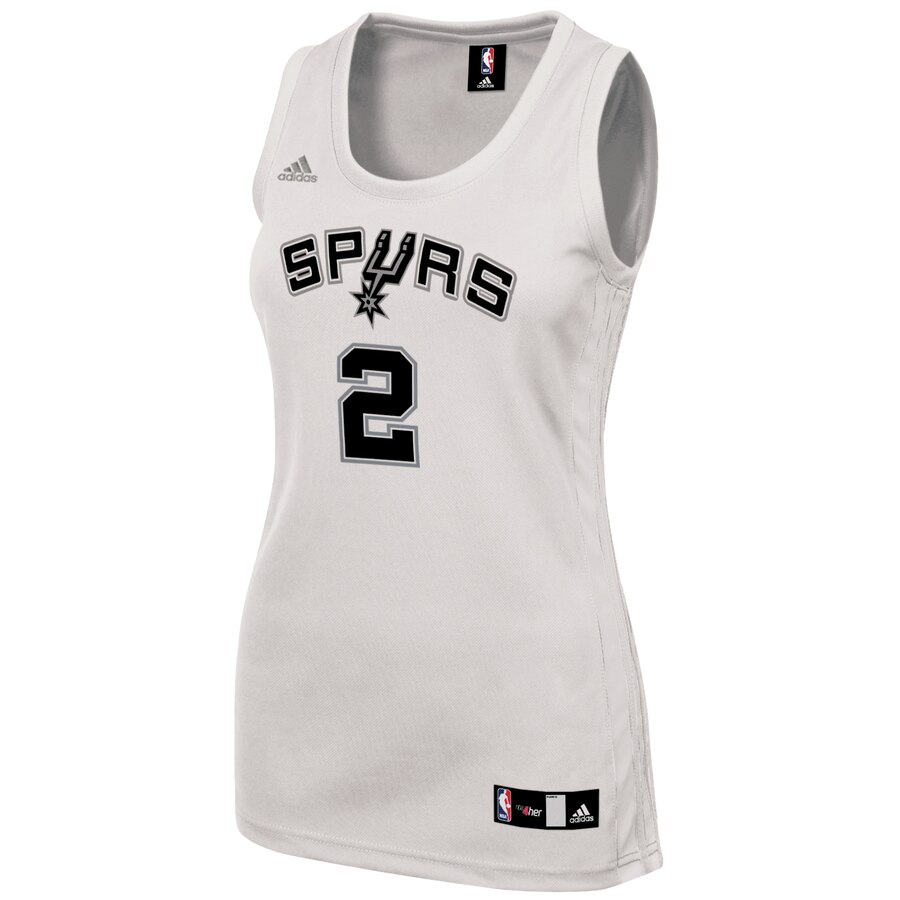 Alternative view of Kawhi Leonard San Antonio Spurs Adidas Women's Fashion Replica Jersey - White