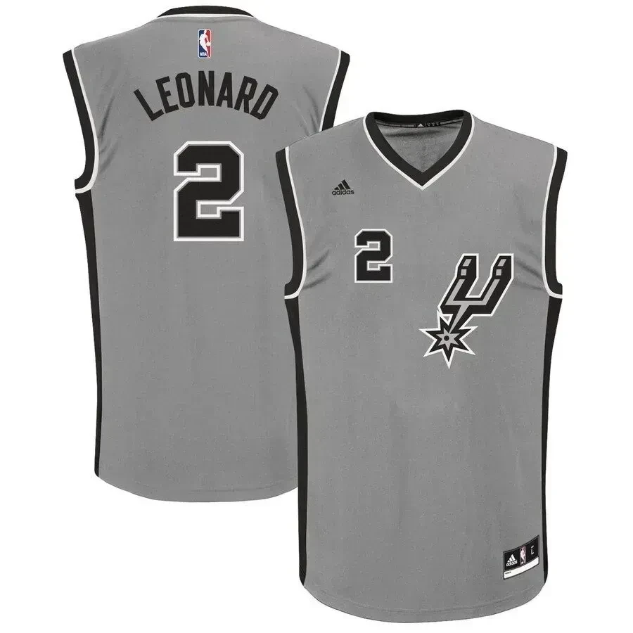 Kawhi Leonard San Antonio Spurs Alternate Jersey - Gray - JS604 