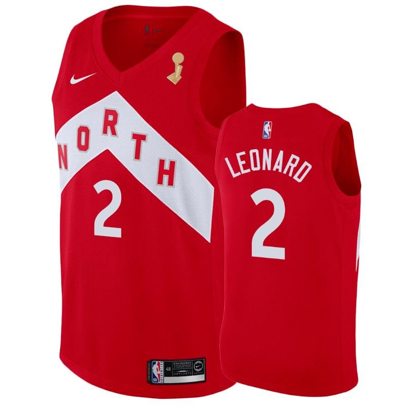 Kawhi Leonard Toronto Raptors 2019 Nba Finals Champions Men's Earned Jersey