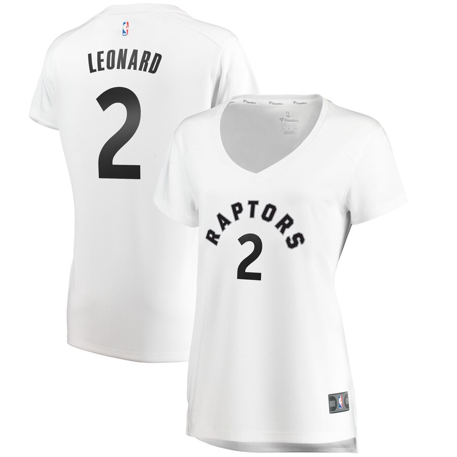 Kawhi Leonard Toronto Raptors Fanatics Branded Women's Fast Break Jersey - White