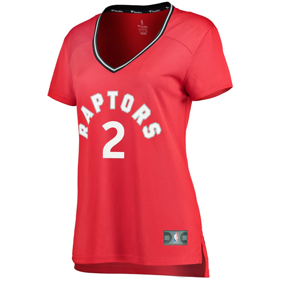 Alternative view of Kawhi Leonard Toronto Raptors Fanatics Branded Women's Fast Break Replica Jersey Red - Icon Edition