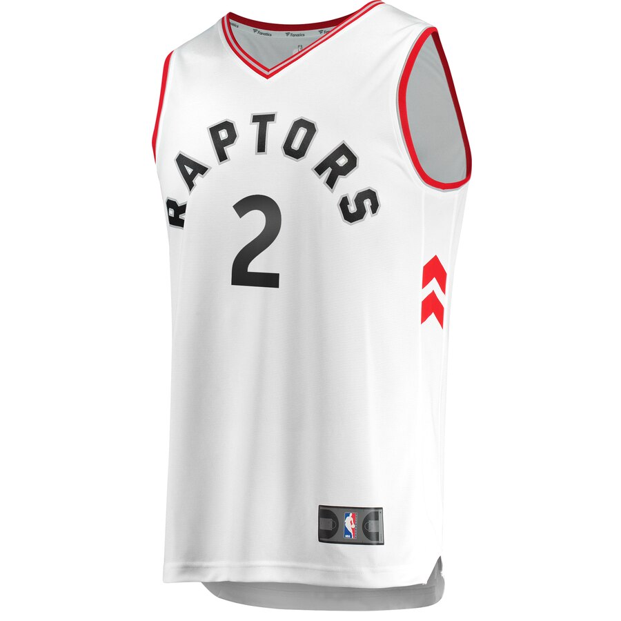 Alternative view of Kawhi Leonard Toronto Raptors Fanatics Branded Youth Fast Break Replica Jersey - Association Edition - White