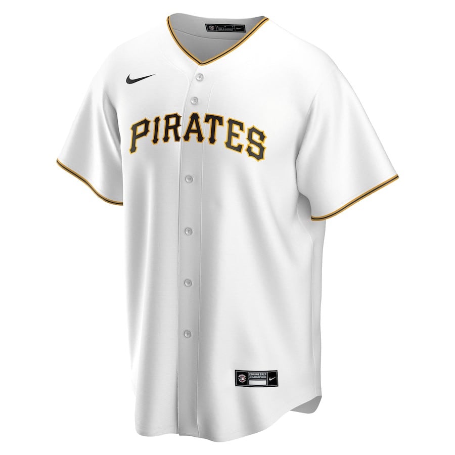 Alternative view of Ke'Bryan Hayes 13 Pittsburgh Pirates Home Men Jersey - White 
