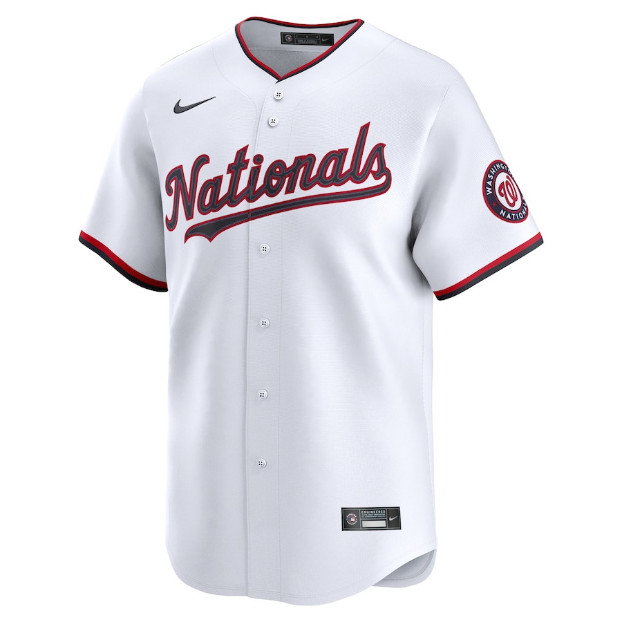 Alternative view of Keibert Ruiz 20 Washington Nationals Alternate Limited Player MMen Jersey - White - JS786 