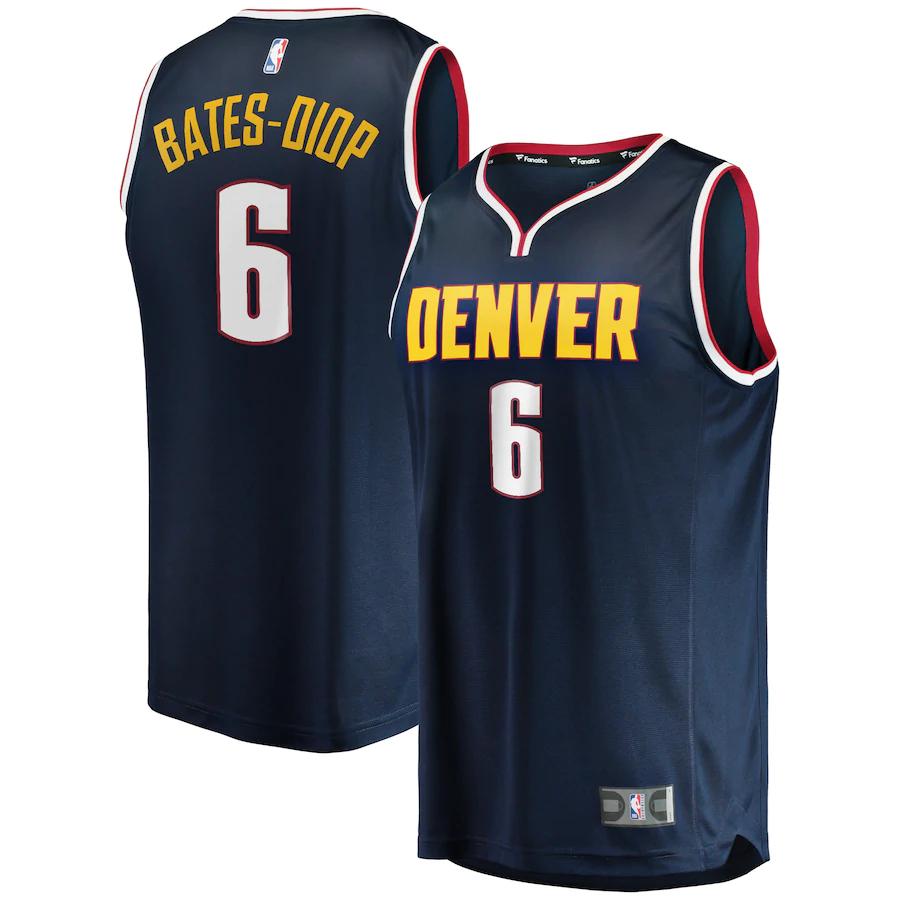 Keita Bates-diop Denver Nuggets Fanatics Branded Fast Break Player Jersey - Icon Edition - Navy