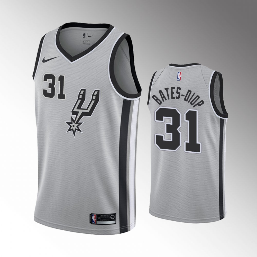 Keita Bates-diop San Antonio Spurs 2021-22 Icon Edition Black Jersey