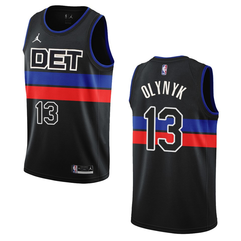 Kelly Olynyk Black Statement Edition 2022-23 Detroit Pistons Swingman Jersey