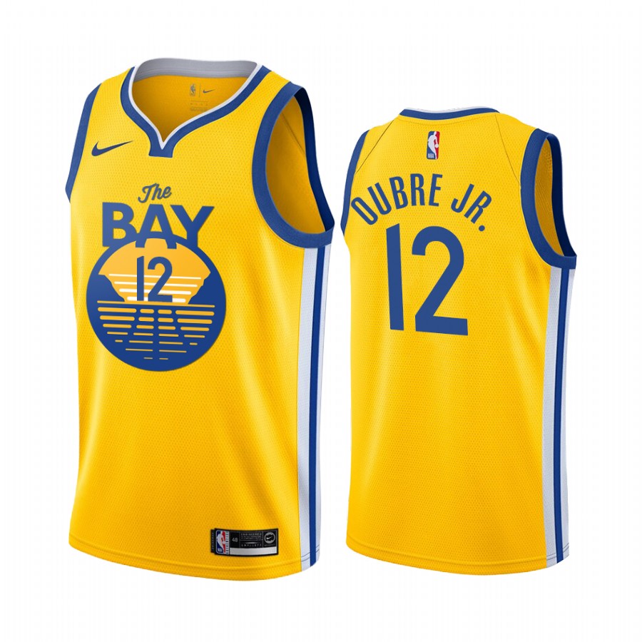 Kelly Oubre Jr. Golden State Warriors 2020-21 Yellow Statement Jersey 2020 Trade