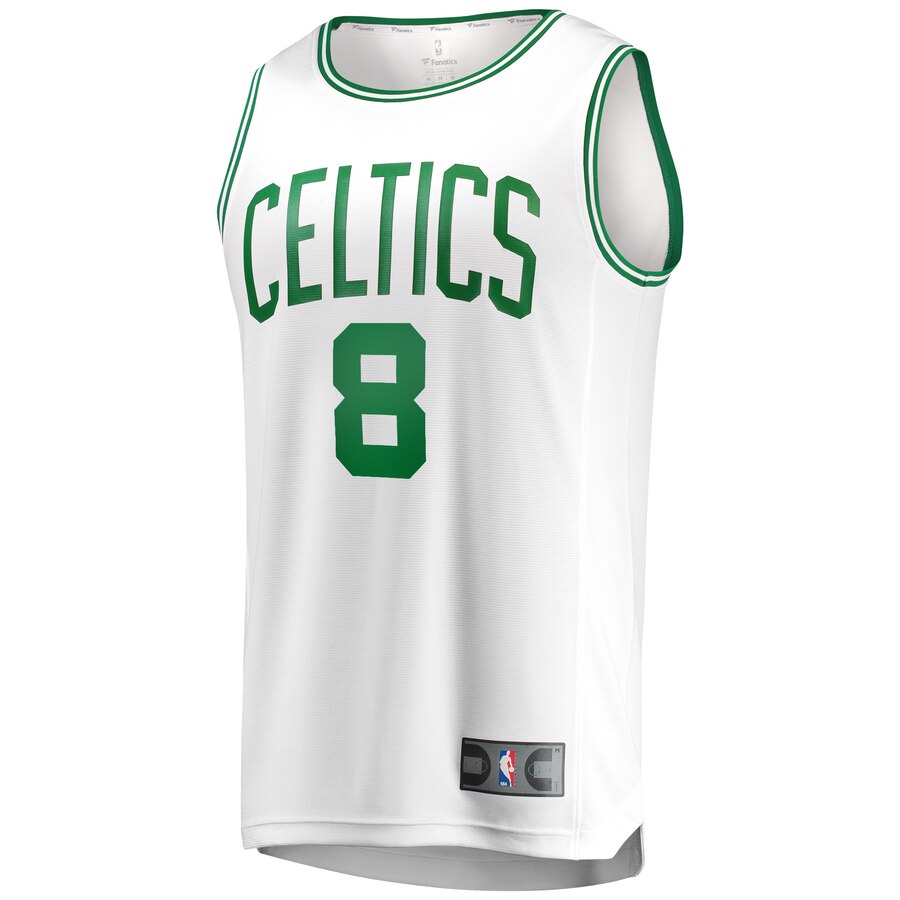 Alternative view of Kemba Walker Boston Celtics Fanatics Branded Fast Break Replica Player Jersey - White - Association Edition
