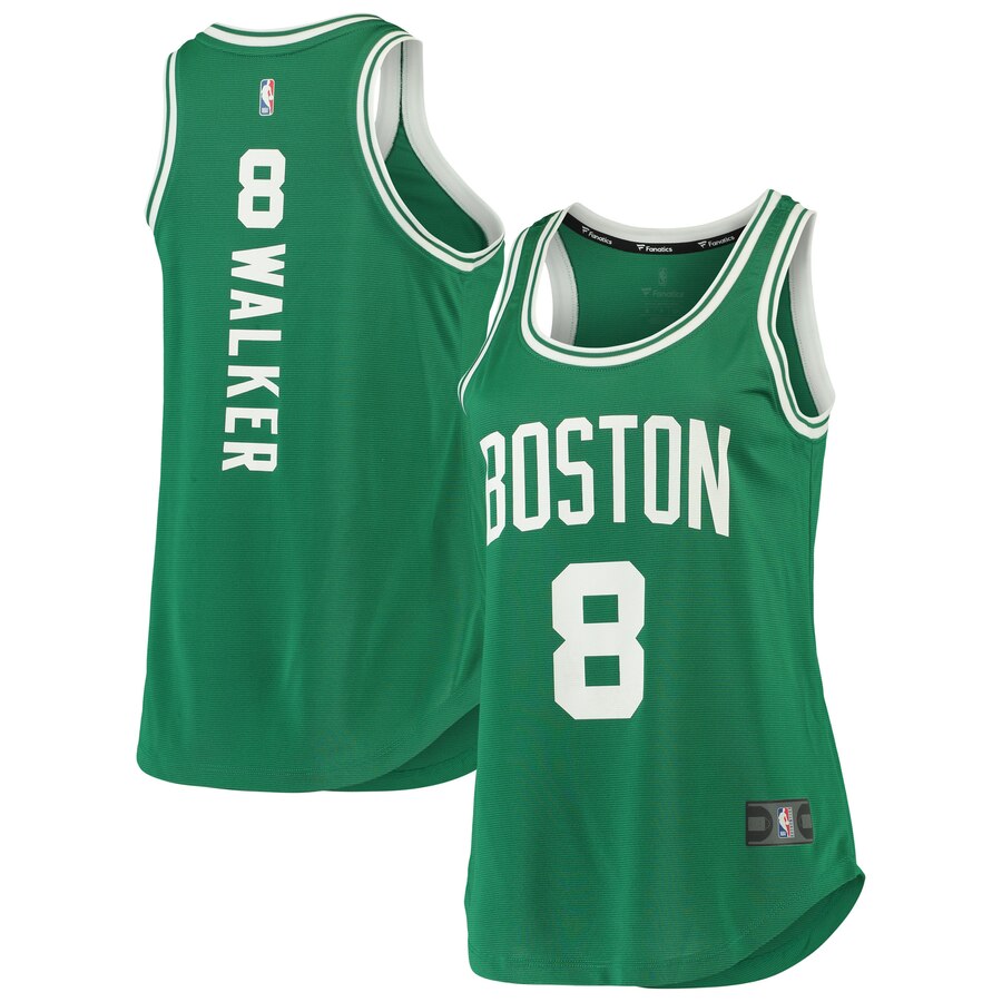 Kemba Walker Boston Celtics Fanatics Branded Women's 2019/20 Fast Break Team Tank Jersey - Icon Edition - Kelly Green