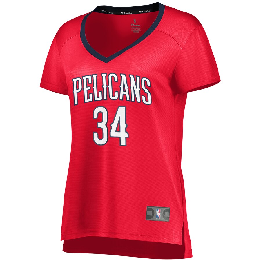 Alternative view of Kenrich Williams New Orleans Pelicans Fanatics Branded Women's Fast Break Player Replica Jersey - Statement Edition - Red