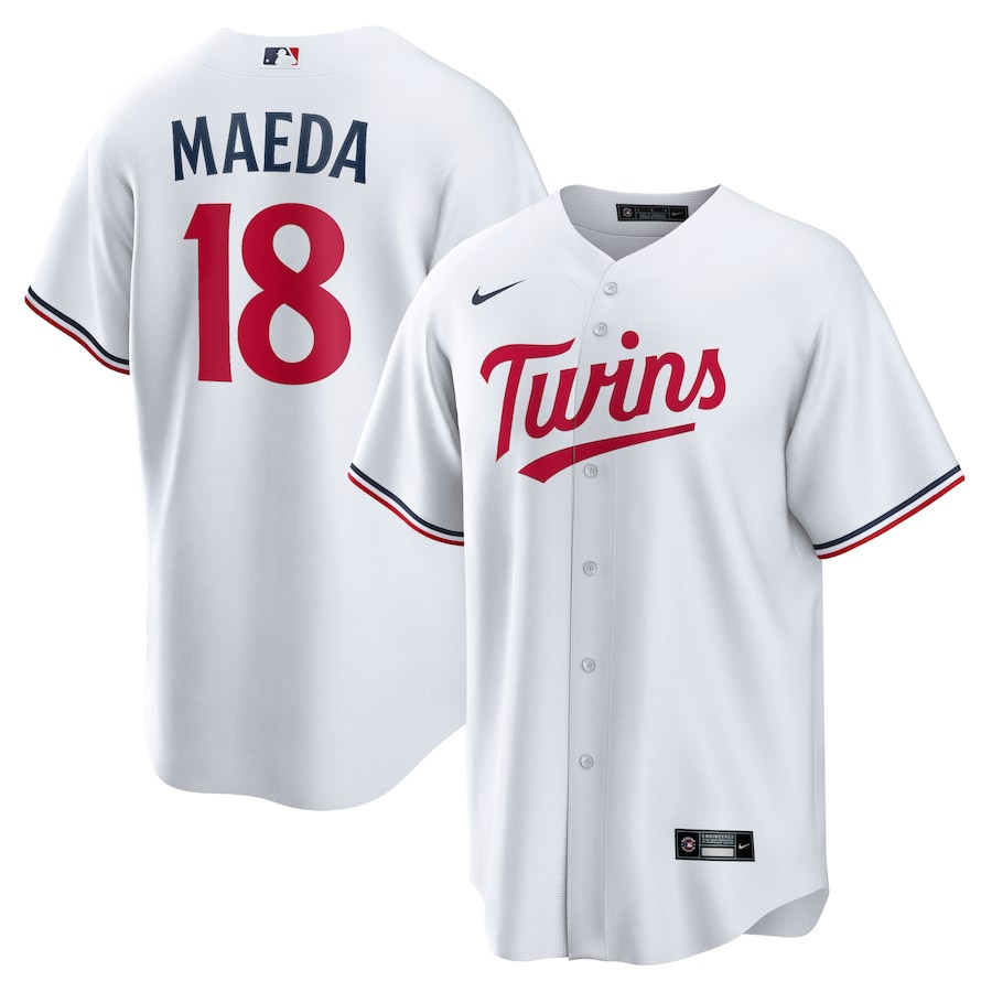 Kenta Maeda 18 Minnesota Twins Home Men Jersey - White 