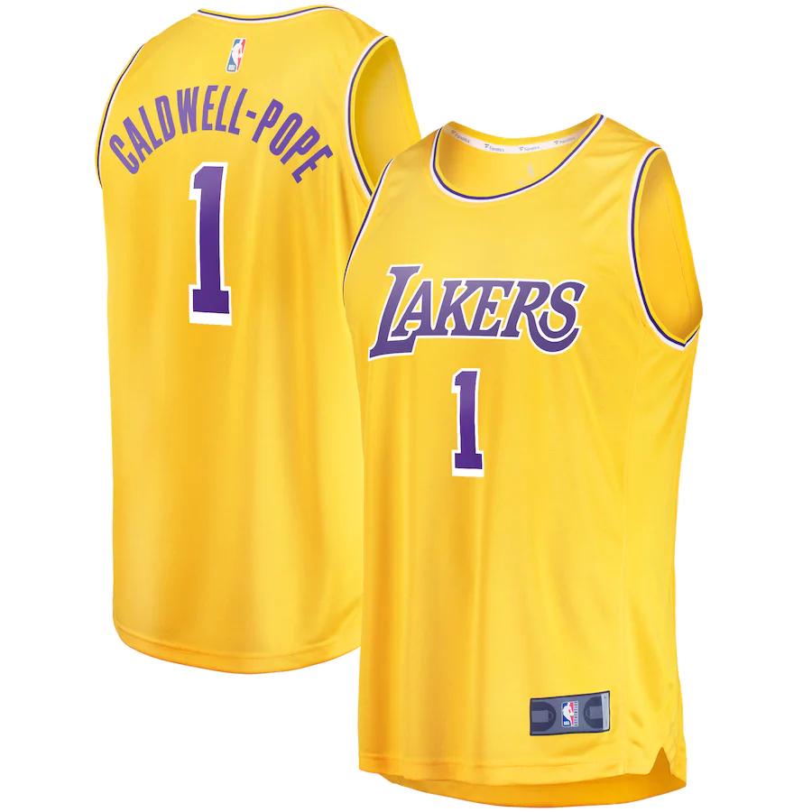 Kentavious Caldwell-pope Los Angeles Lakers Fanatics Branded Fast Break Home Player Jersey - Icon Edition - Gold