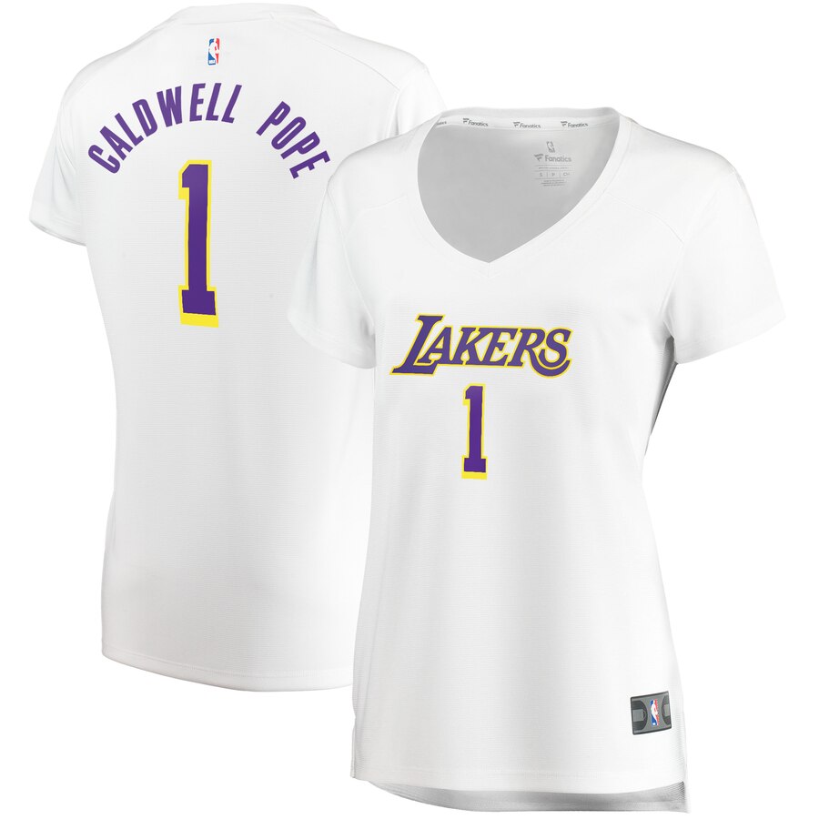 Kentavious Caldwell-pope Los Angeles Lakers Fanatics Branded Women's Fast Break Replica Player Jersey - Association Edition - White