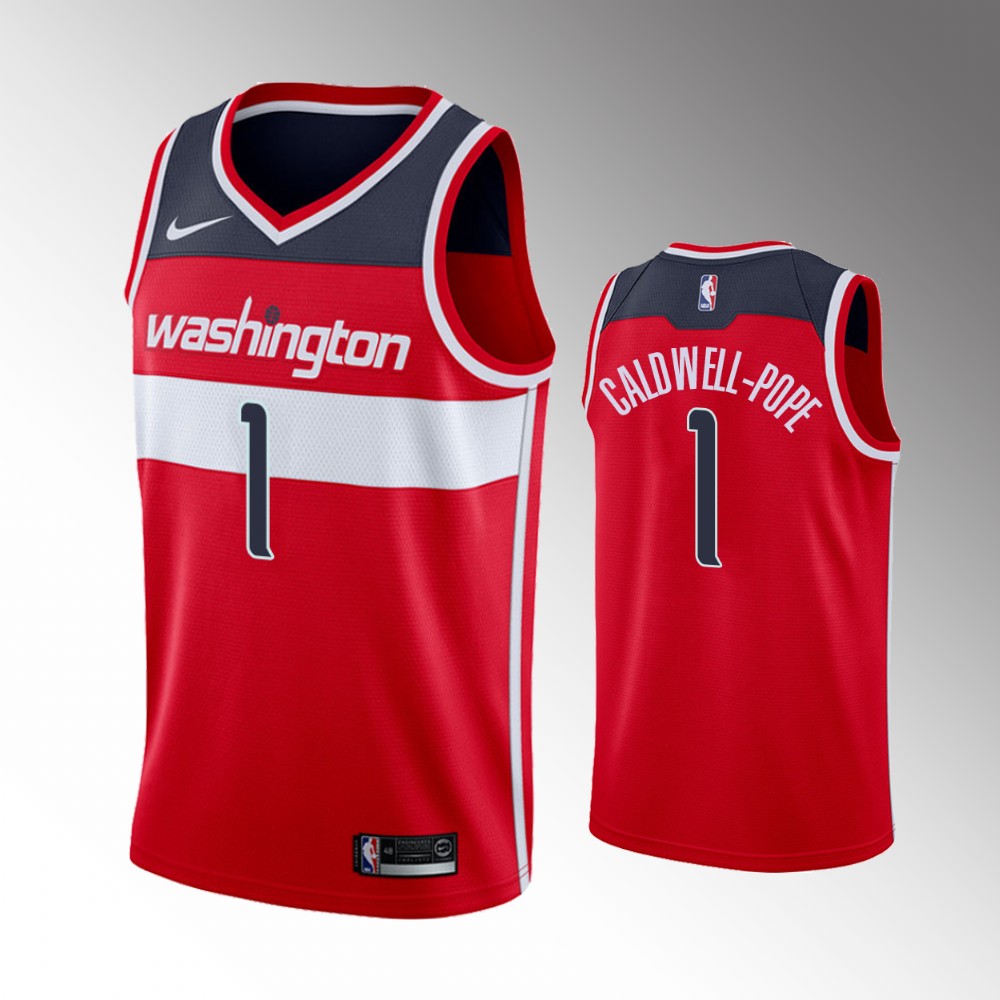 Kentavious Caldwell-pope Washington Wizards 2021 Icon Edition Red 2021 Trade Jersey