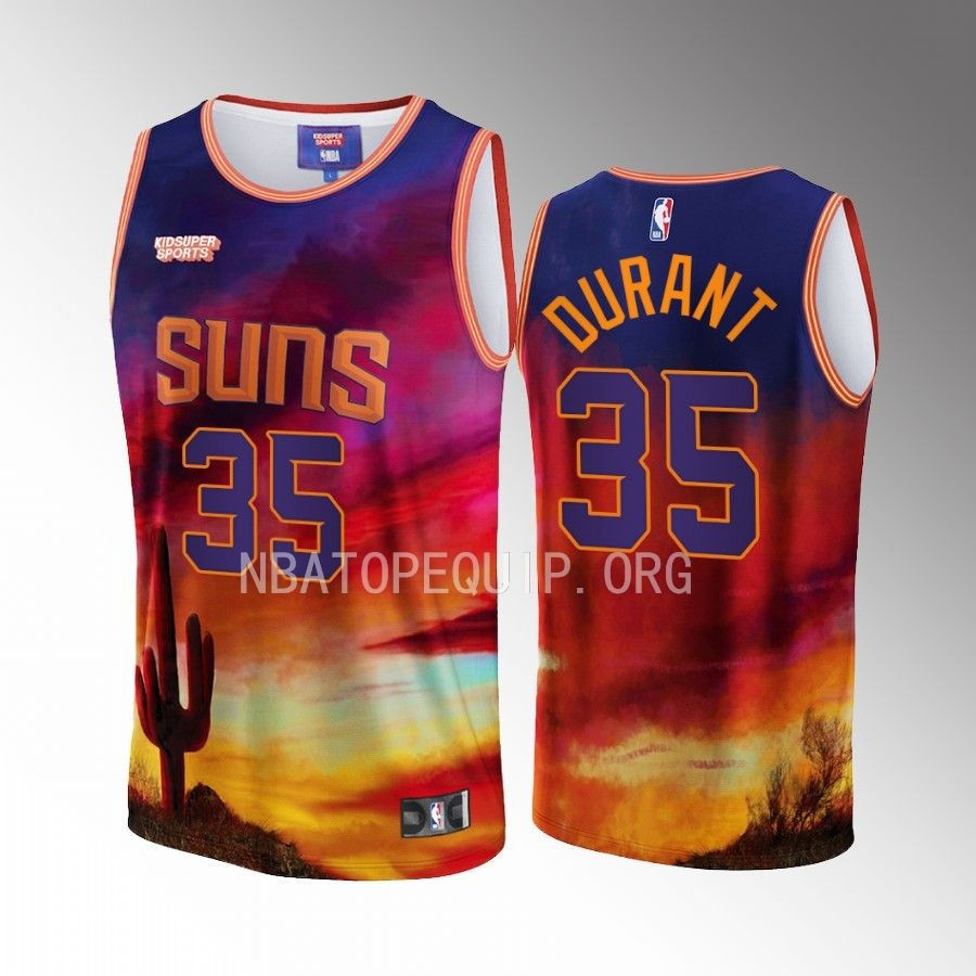Kevin Durant 35 Phoenix Suns NBA & KidSuper Studios Unisex Hometown Jersey - JS695 