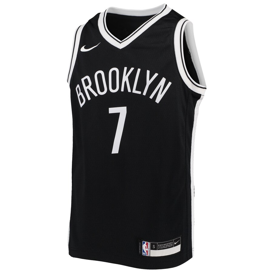 Alternative view of Kevin Durant Brooklyn Nets Youth Swingman Jersey – Icon Edition – Black