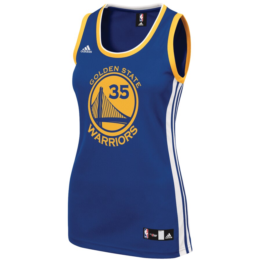 Alternative view of Kevin Durant Golden State Warriors Adidas Women's Road Replica Jersey - Royal