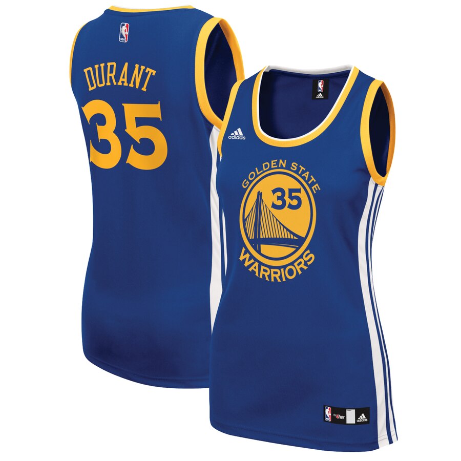 Kevin Durant Golden State Warriors Adidas Women's Road Replica Jersey - Royal