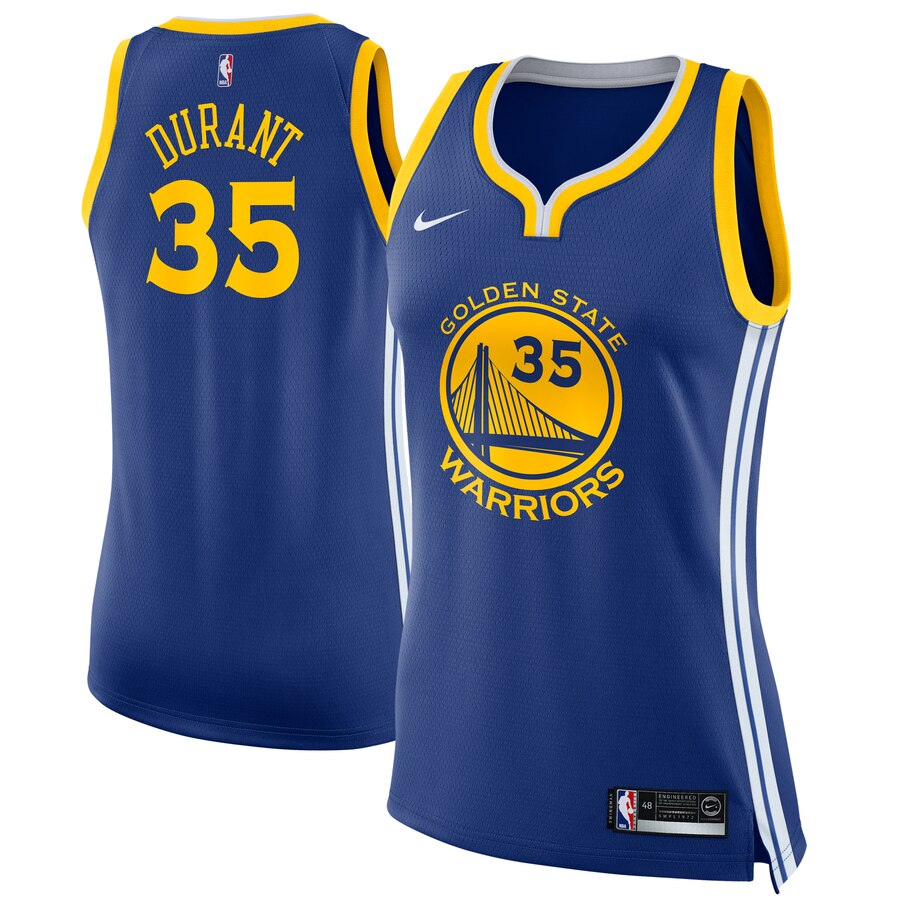 Kevin Durant Golden State Warriors Women's Swingman Jersey Royal - Icon Edition