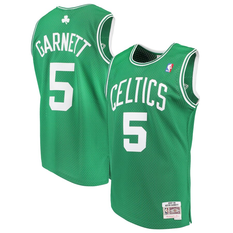 Kevin Garnett Boston Celtics Mitchell & Ness 2007-08 Hardwood Classics Swingman Jersey - Kelly Green