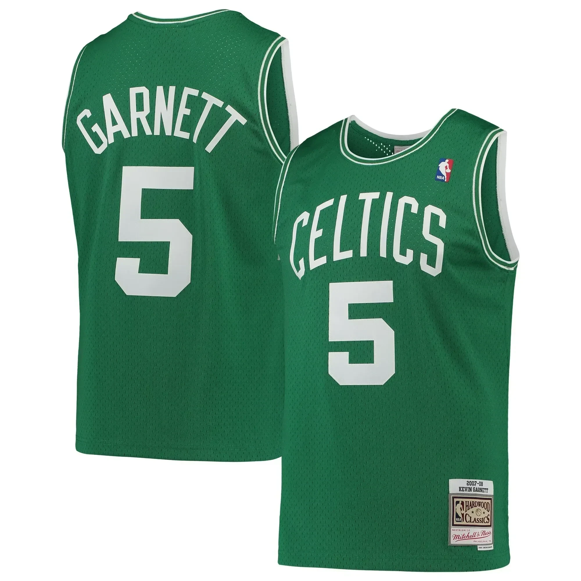 Kevin Garnett Boston Celtics Mitchell & Ness Hardwood Classics 2007-08 Swingman Jersey - Kelly Green - JS199 