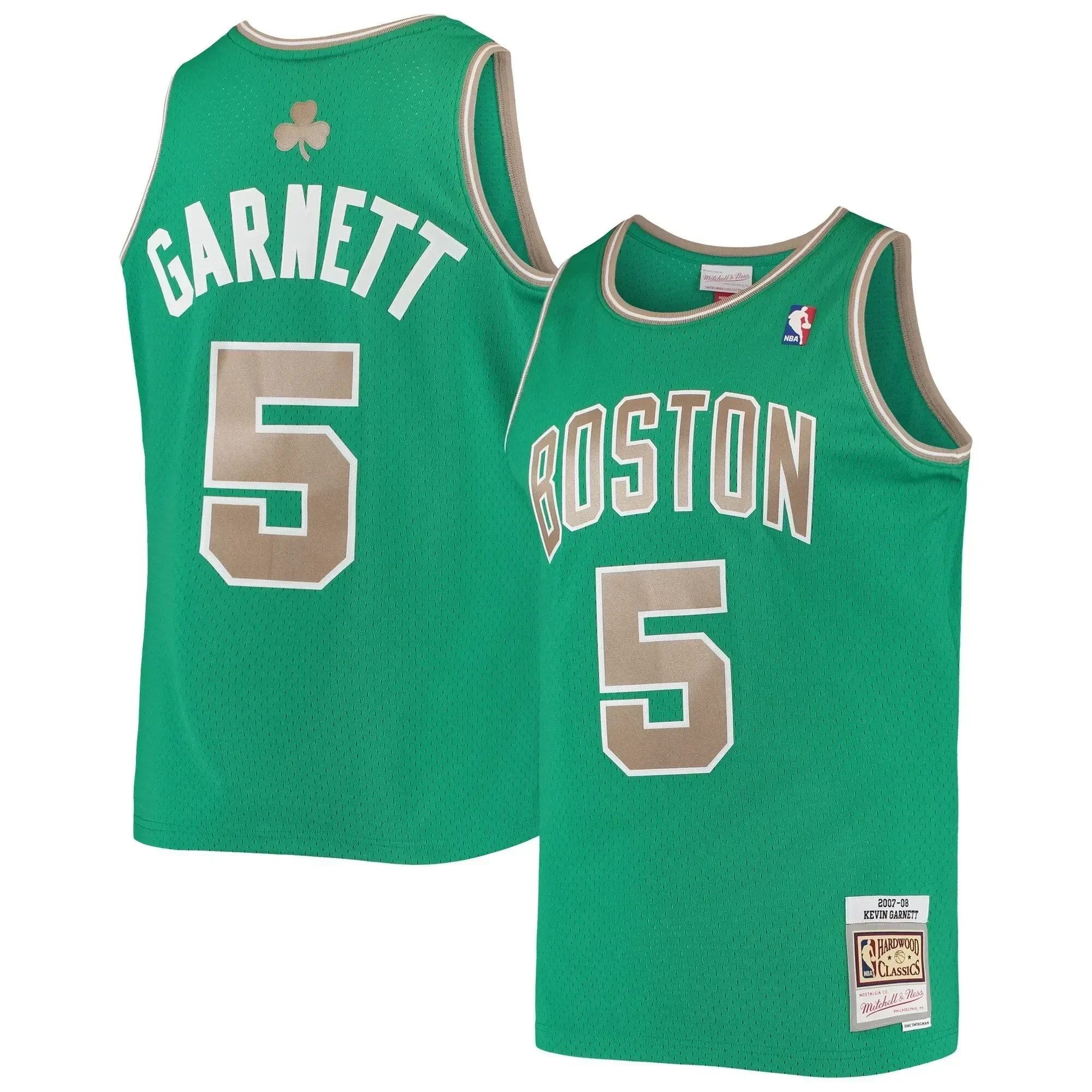 Kevin Garnett Boston Celtics Mitchell & Ness Hardwood Classics Swingman Jersey - Kelly Green - JS368 