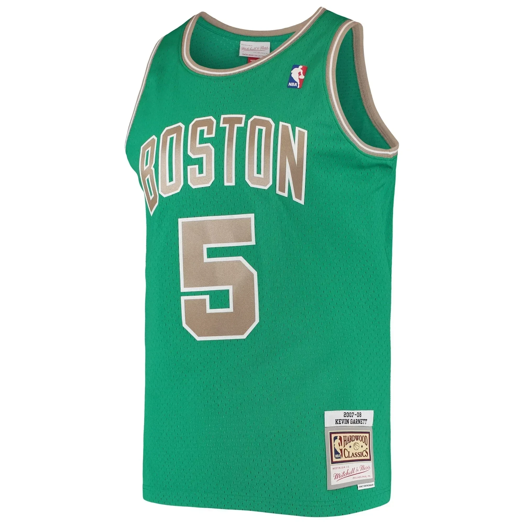 Alternative view of Kevin Garnett Boston Celtics Mitchell & Ness Hardwood Classics Swingman Jersey - Kelly Green - JS368