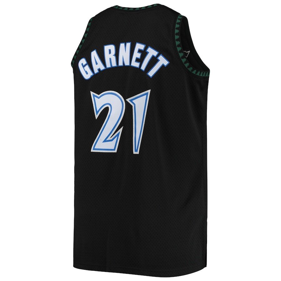 Alternative view of Kevin Garnett Minnesota Timberwolves Mitchell & Ness Big & Tall Hardwood Classics Jersey - Black