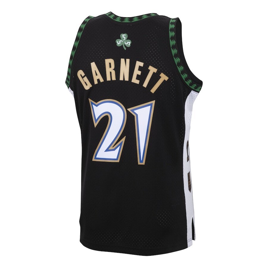Alternative view of Kevin Garnett Minnesota Timberwolves Mitchell & Ness Hall Of Fame Class Of 2020 Hardwood Classics Swingman Jersey – Black – Jsfangear Jersey Store