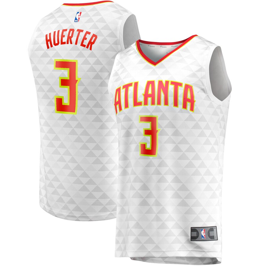 Kevin Huerter Atlanta Hawks Fanatics Branded Fast Break Player Replica Jersey – Association Edition – White