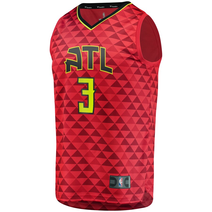 Alternative view of Kevin Huerter Atlanta Hawks Fanatics Branded Fast Break Player Replica Jersey – Statement Edition – Red