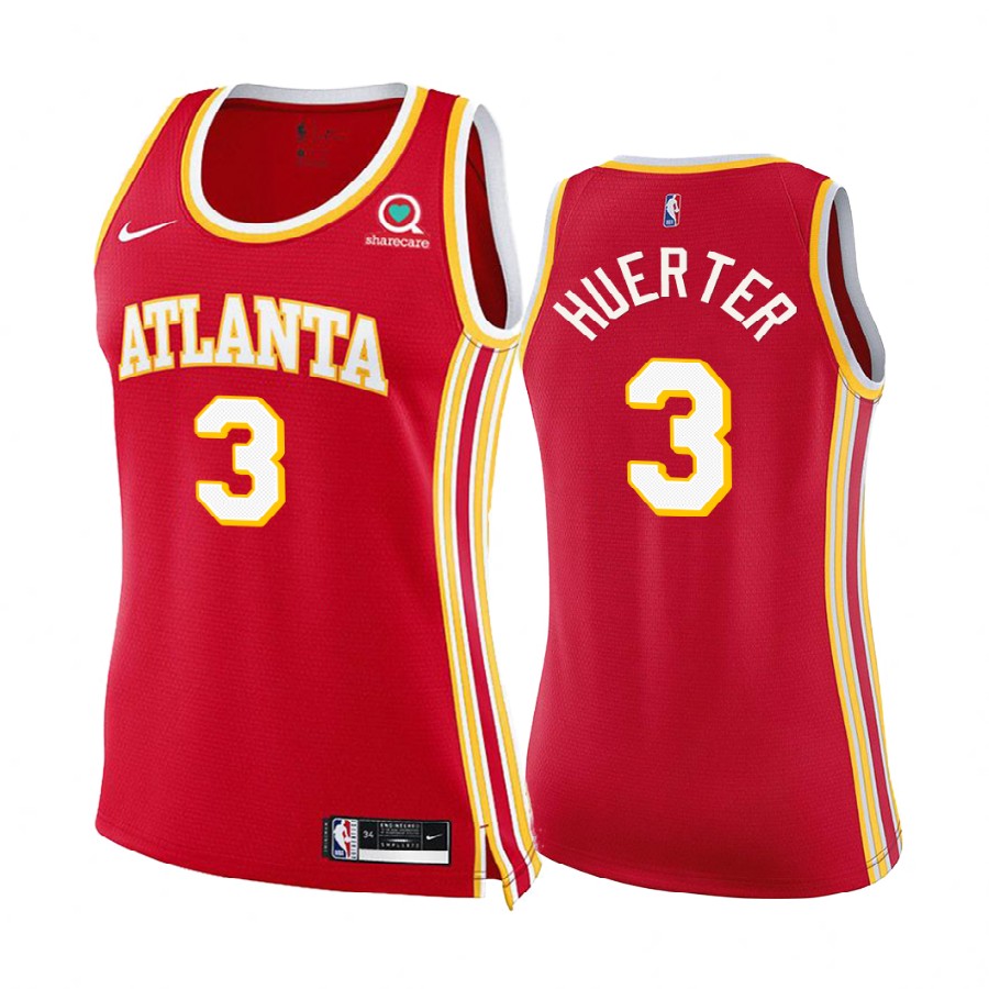 Kevin Huerter Atlanta Hawks Red Icon Edition Women 2020-21 Jersey