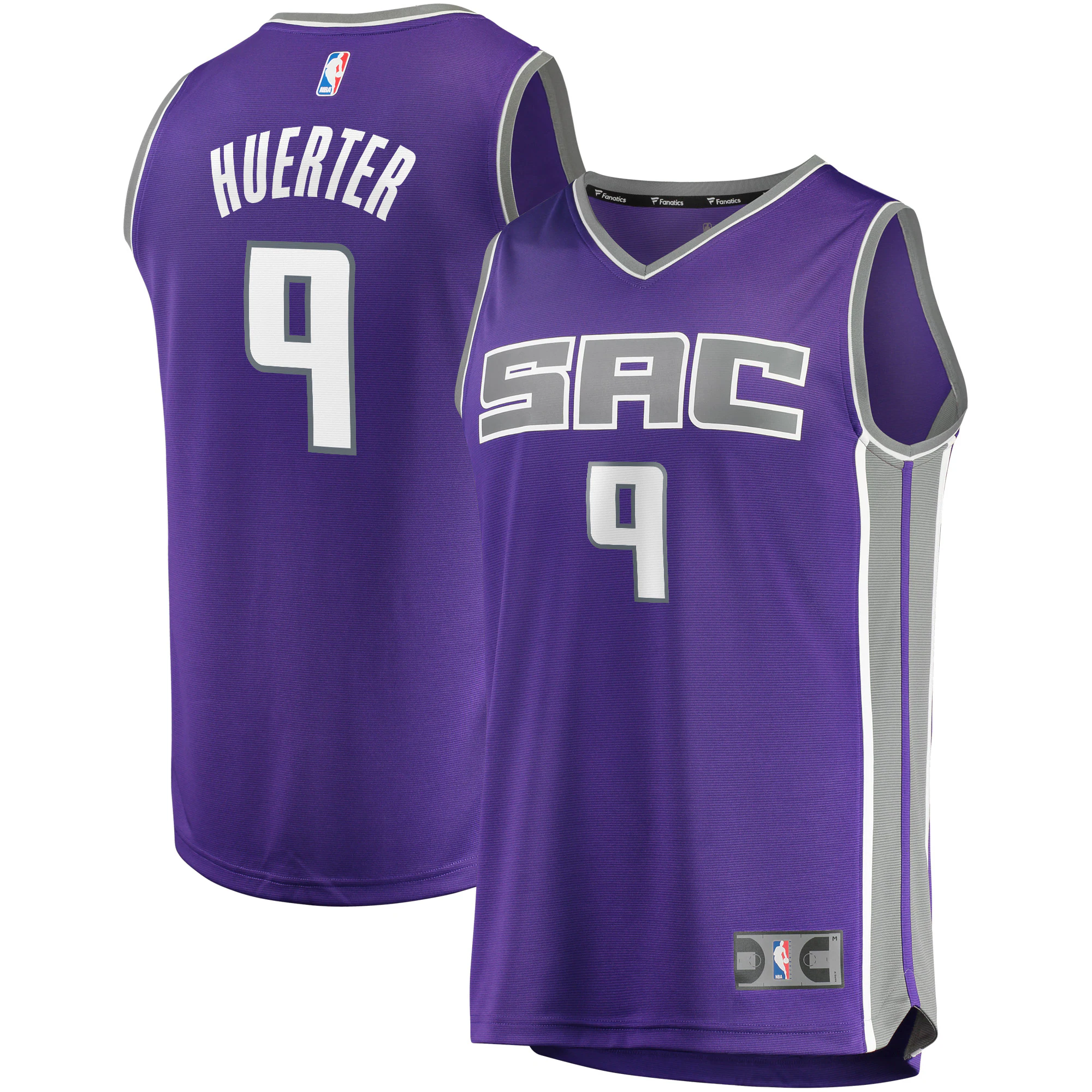 Kevin Huerter Sacramento Kings Fanatics Branded Fast Break Replica Jersey - Icon Edition - Purple