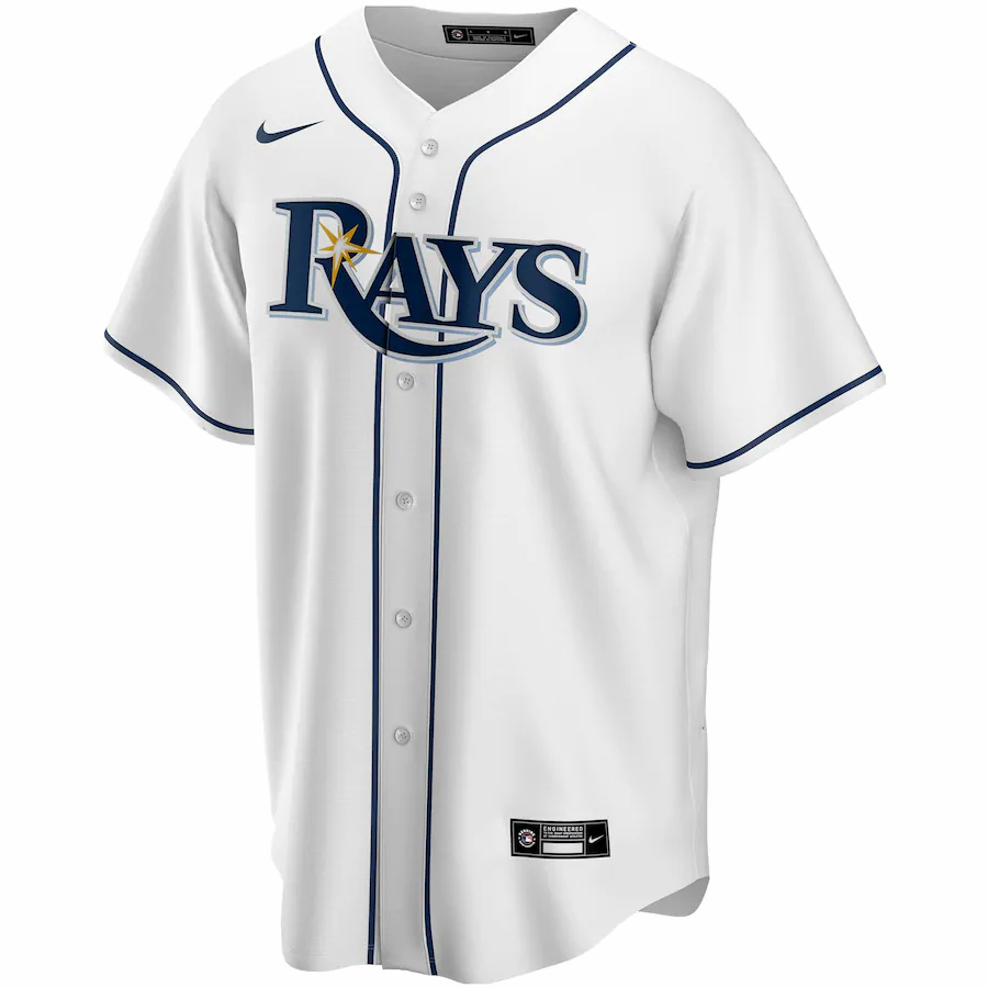Alternative view of Kevin Kiermaier Tampa Bay Rays Home 2020 Replica Player Jersey ÃƒÂ¢Ã¢â€šÂ¬Ã¢â‚¬Å“ White