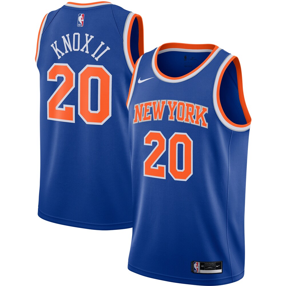 Kevin Knox Ii New York Knicks 2020/21 Swingman Jersey - Blue - Icon Edition