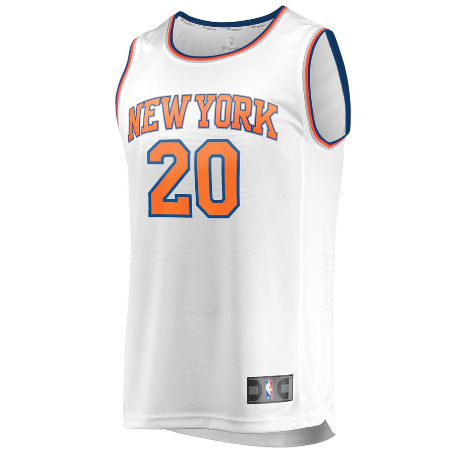 Alternative view of Kevin Knox Ii New York Knicks Fanatics Branded Youth Fast Break Replica Player Jersey - Association Edition - White