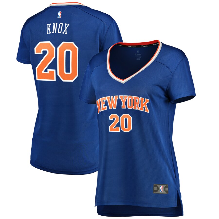 Kevin Knox New York Knicks Fanatics Branded Women's Fast Break Replica Jersey Blue - Icon Edition