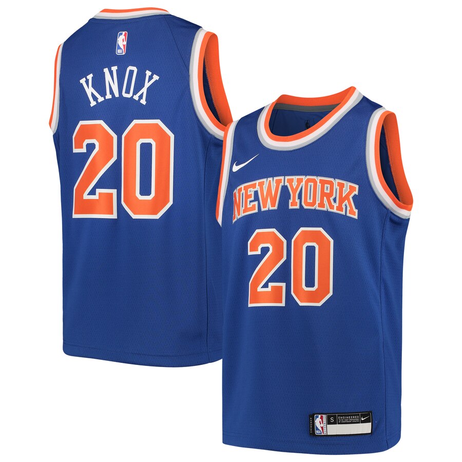 Kevin Knox New York Knicks Youth Team Swingman Jersey - Icon Edition - Blue