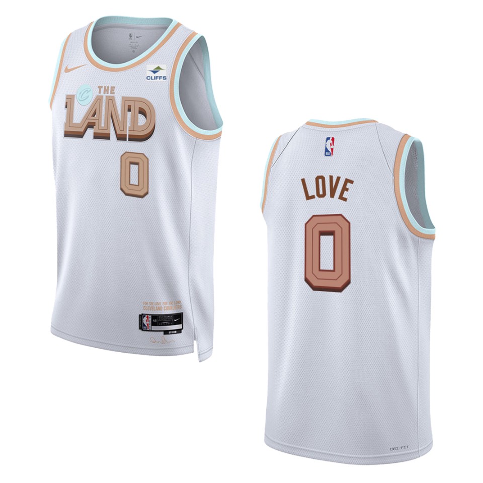 Kevin Love White City Edition 2022-23 Cleveland Cavaliers Swingman Jersey