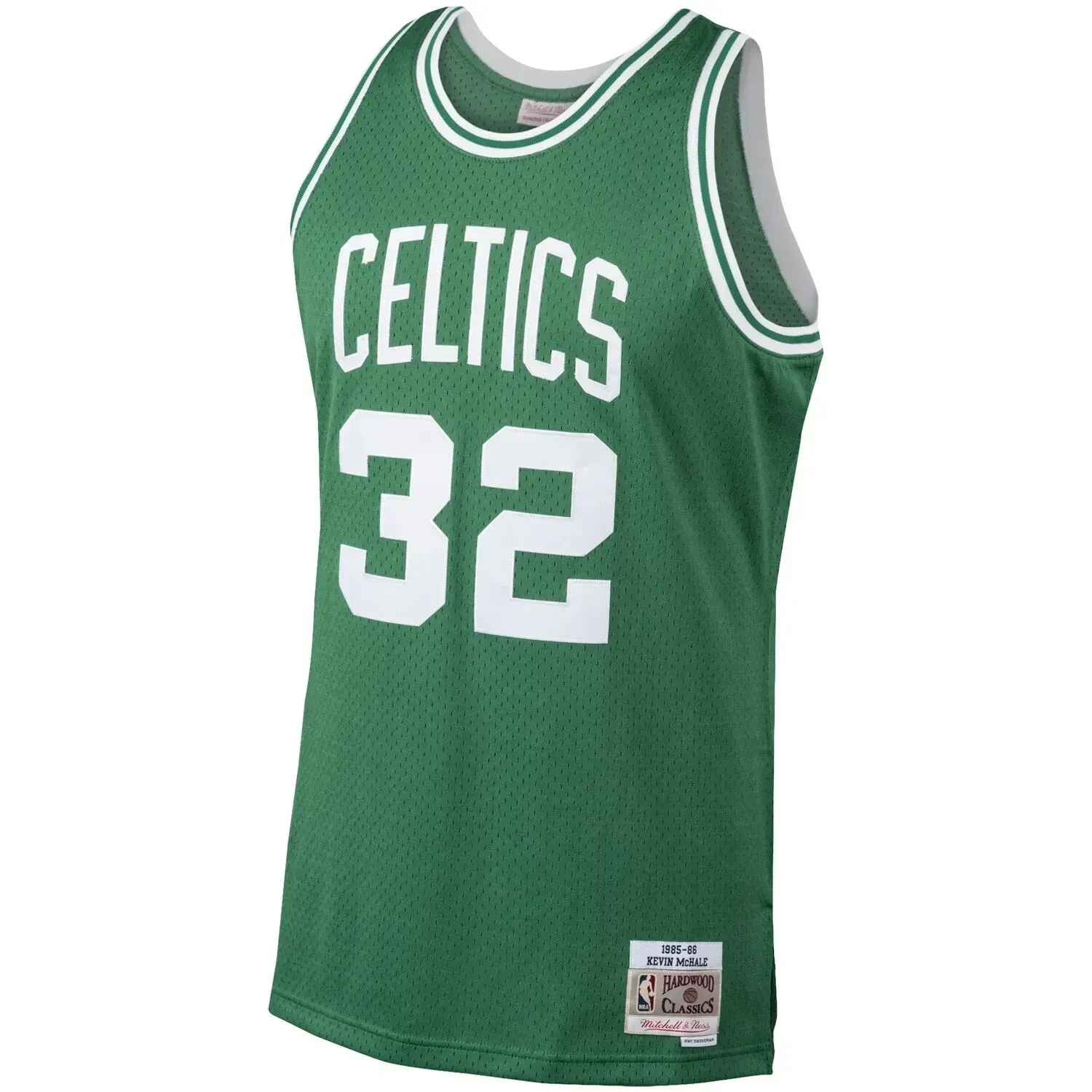 Alternative view of Kevin Mchale Boston Celtics Mitchell & Ness 1985-86 Hardwood Classics Swingman Player Jersey - Kelly Green - JS819 
