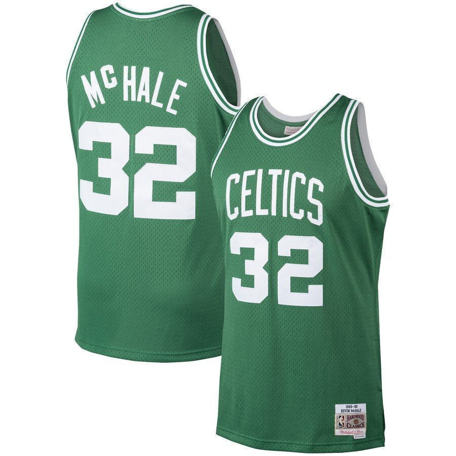 Kevin Mchale Boston Celtics Mitchell & Ness 1986-87 Hardwood Classics Swingman Jersey - Kelly Green - JS828