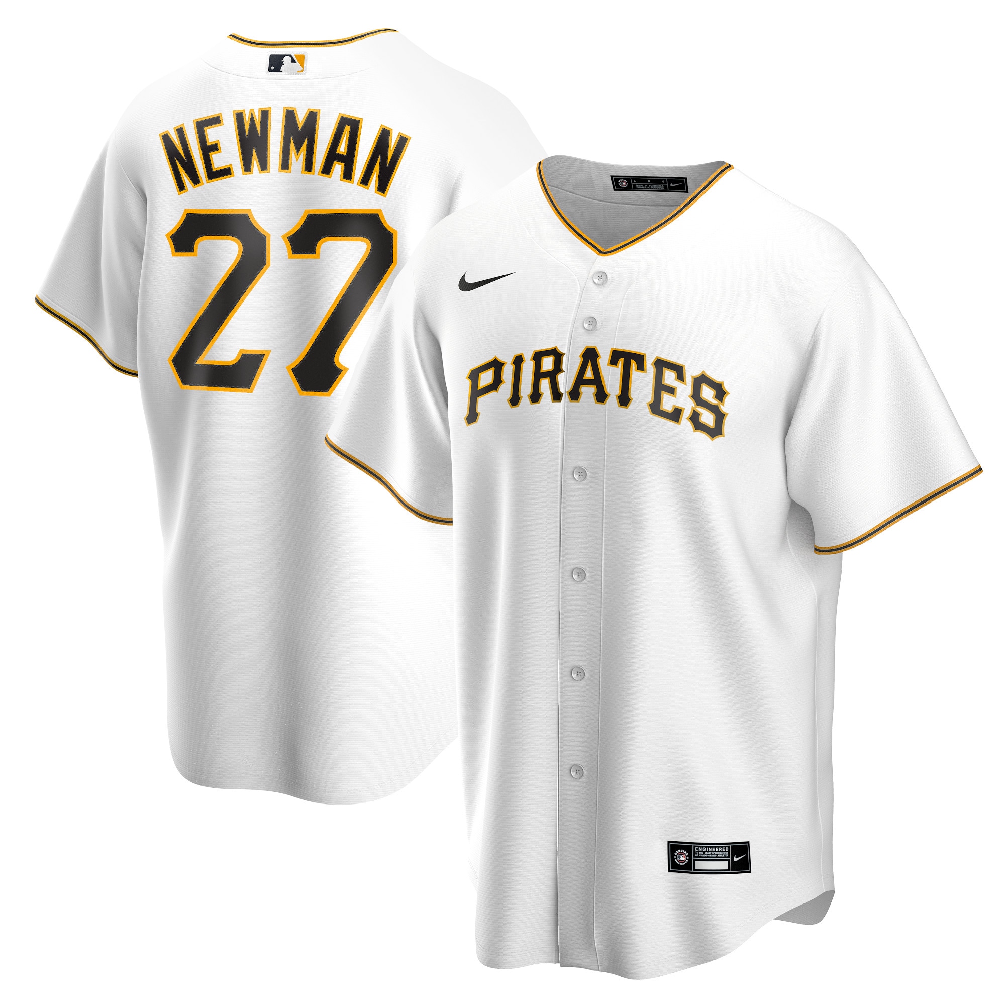 Kevin Newman Pittsburgh Pirates Home Replica Player Name Jersey - White
